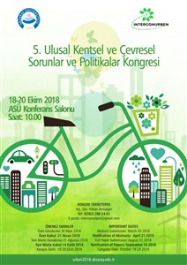 5. Ulusal Kentsel ve Çevresel  Sorunlar ve Politikalar Kongresi